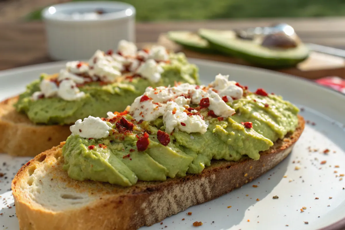 Avocado halves paired with cheese slices