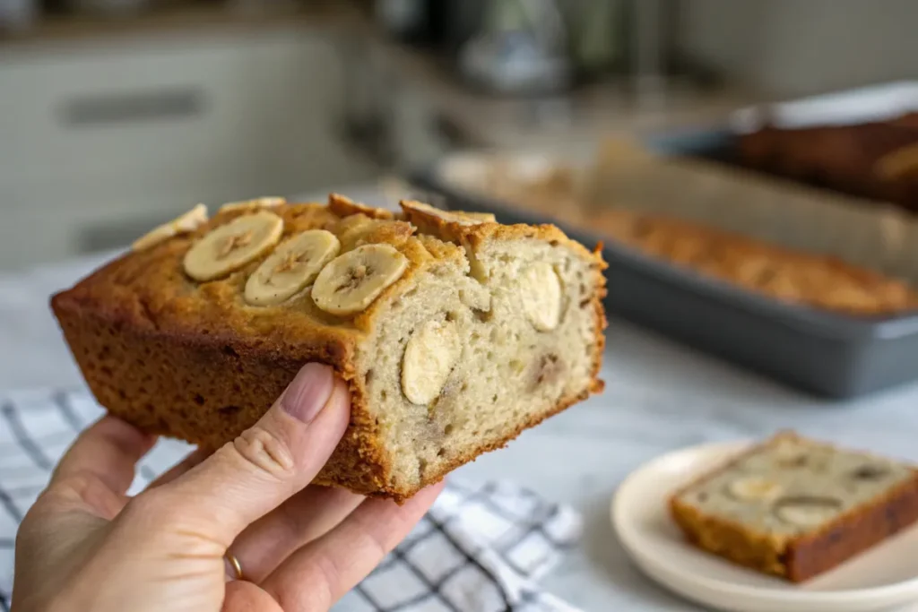 Banana Bread with Older Bananas