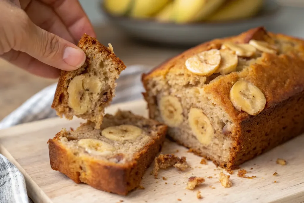 Banana bread lacks banana taste