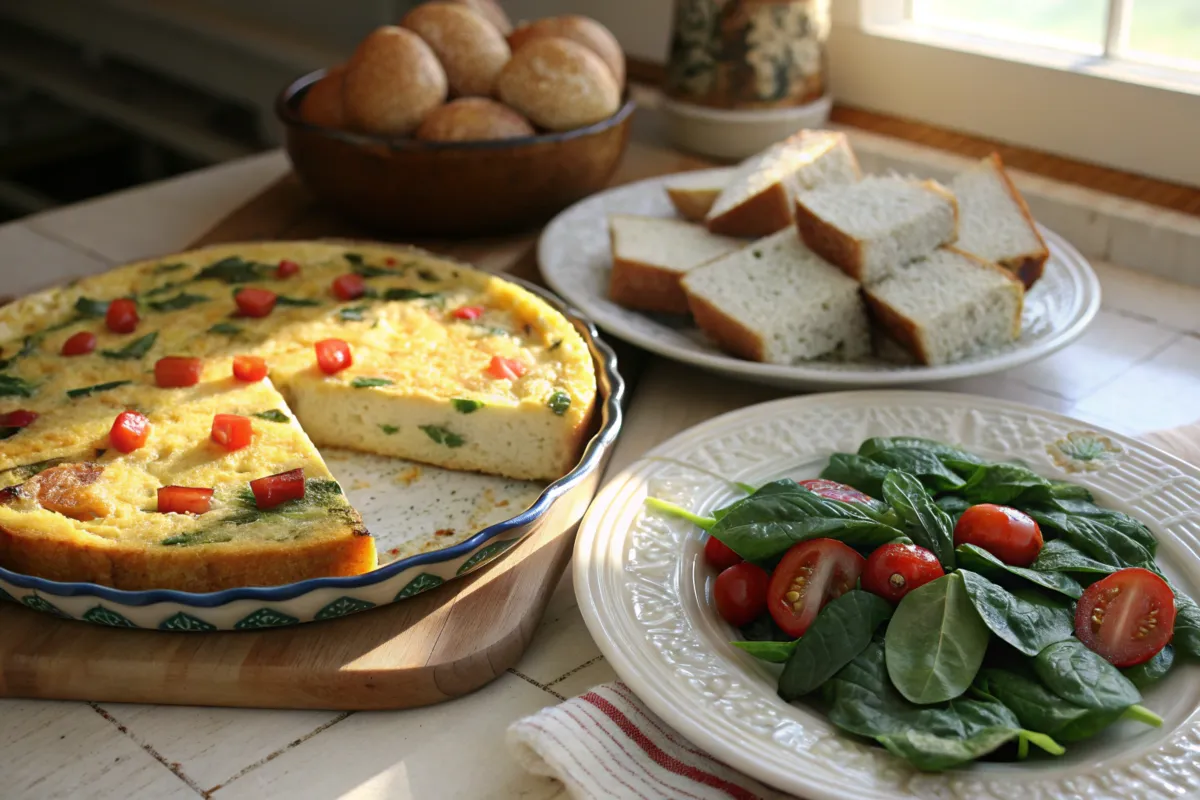 egg bake and frittata comparison