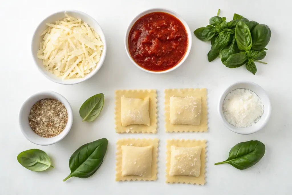 Ravioli lasagna ingredients