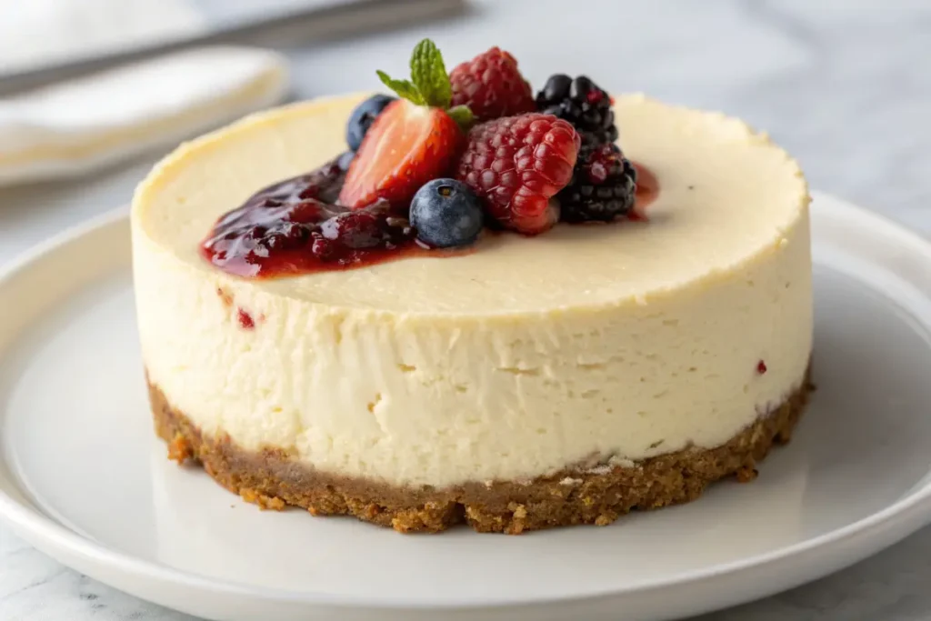 New York-style cheesecake