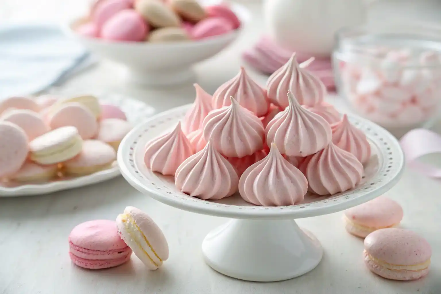 Pink cotton candy being spun in a home cotton candy machine