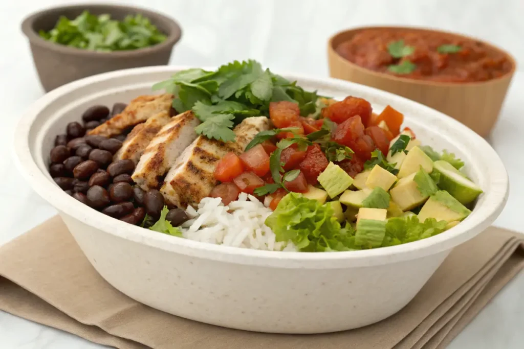 Healthy Chipotle morning bowl