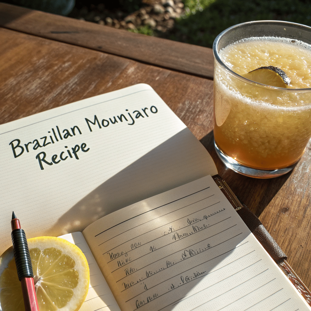 Homemade Brazilian Mounjaro Recipe in glass