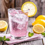 Pink salt weight loss recipe drink with lemon and honey