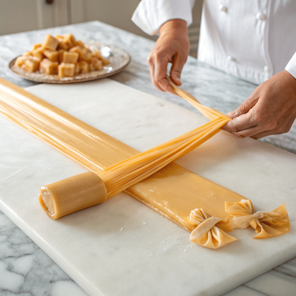 Homemade gluten-free salt water taffy