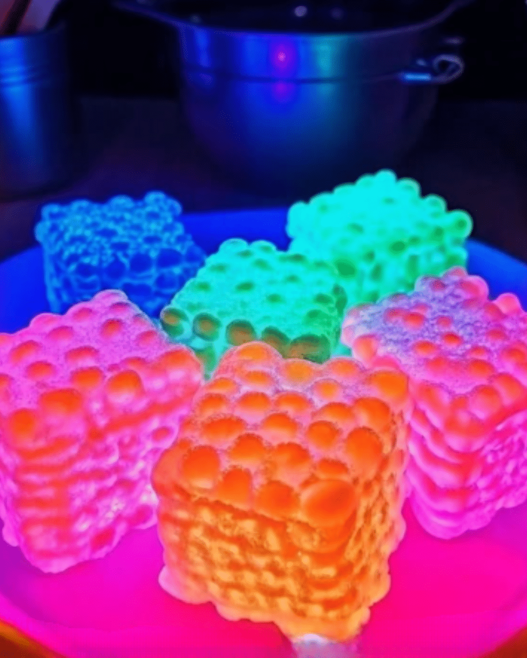 Glow in the Dark Rice Krispies Treats
