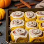 Soft pumpkin cinnamon rolls recipe